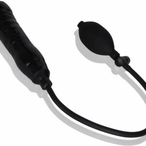 Inflatable Lifelike Penis Anal Plug Unisex Masturbation