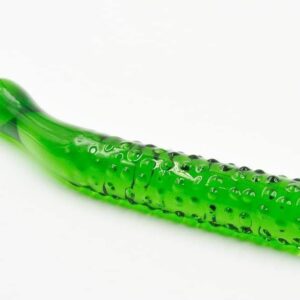 Glass Cucumber Dildo Wand